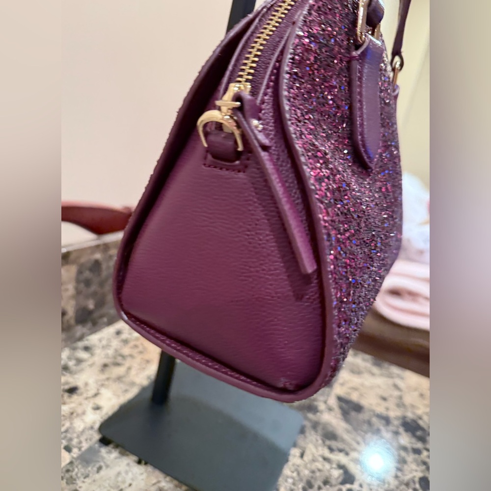 Kate Spade Laurel Way Glitter Mini Reiley Handbag & Cardholder 2FER - Picture 5 of 14